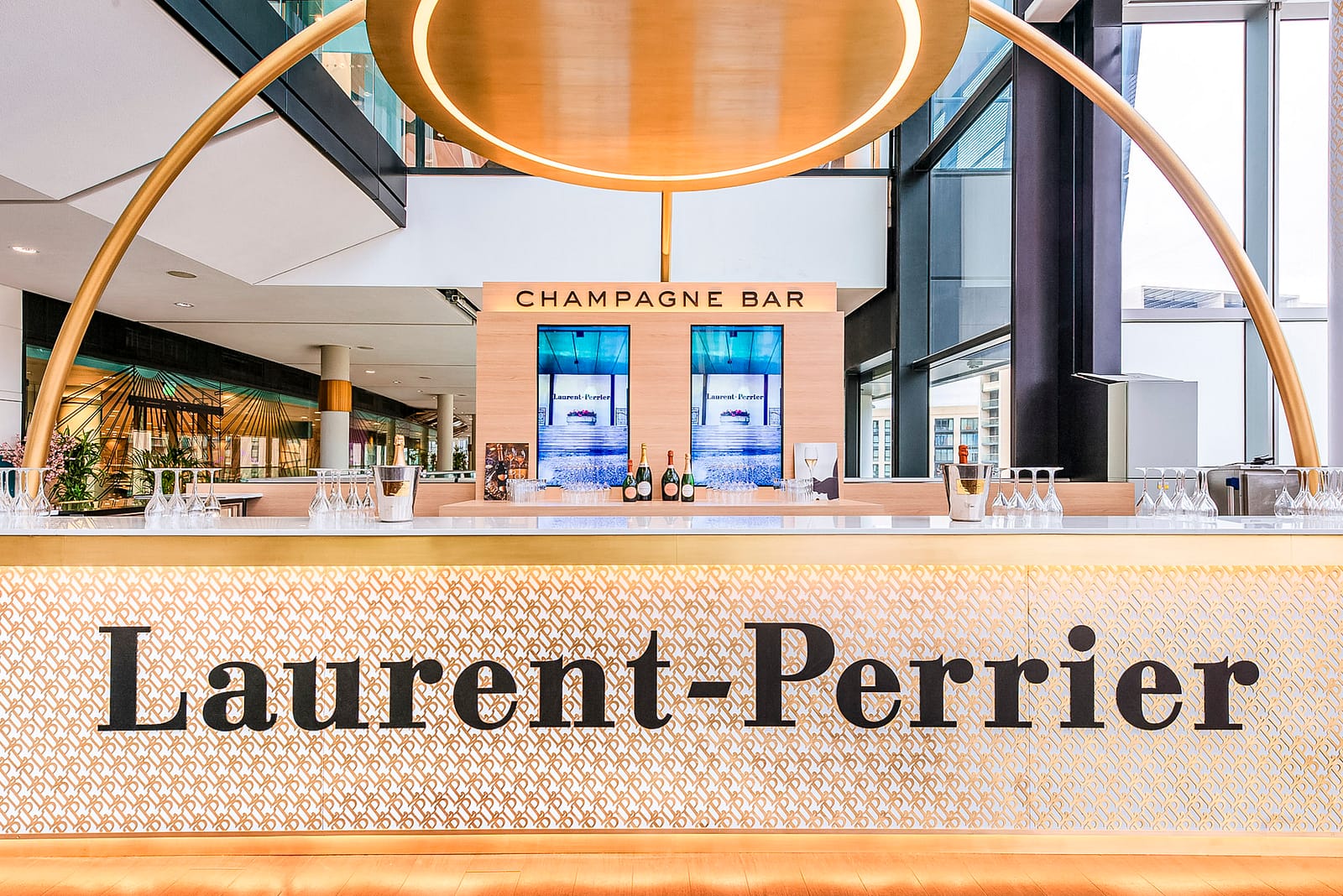 Discover how our team transformed Wembley Stadium with two elegant champagne bars and lounge areas